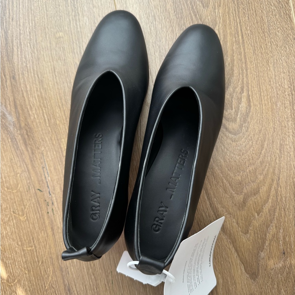 Brand new Gray Matters Elegant Black Flats